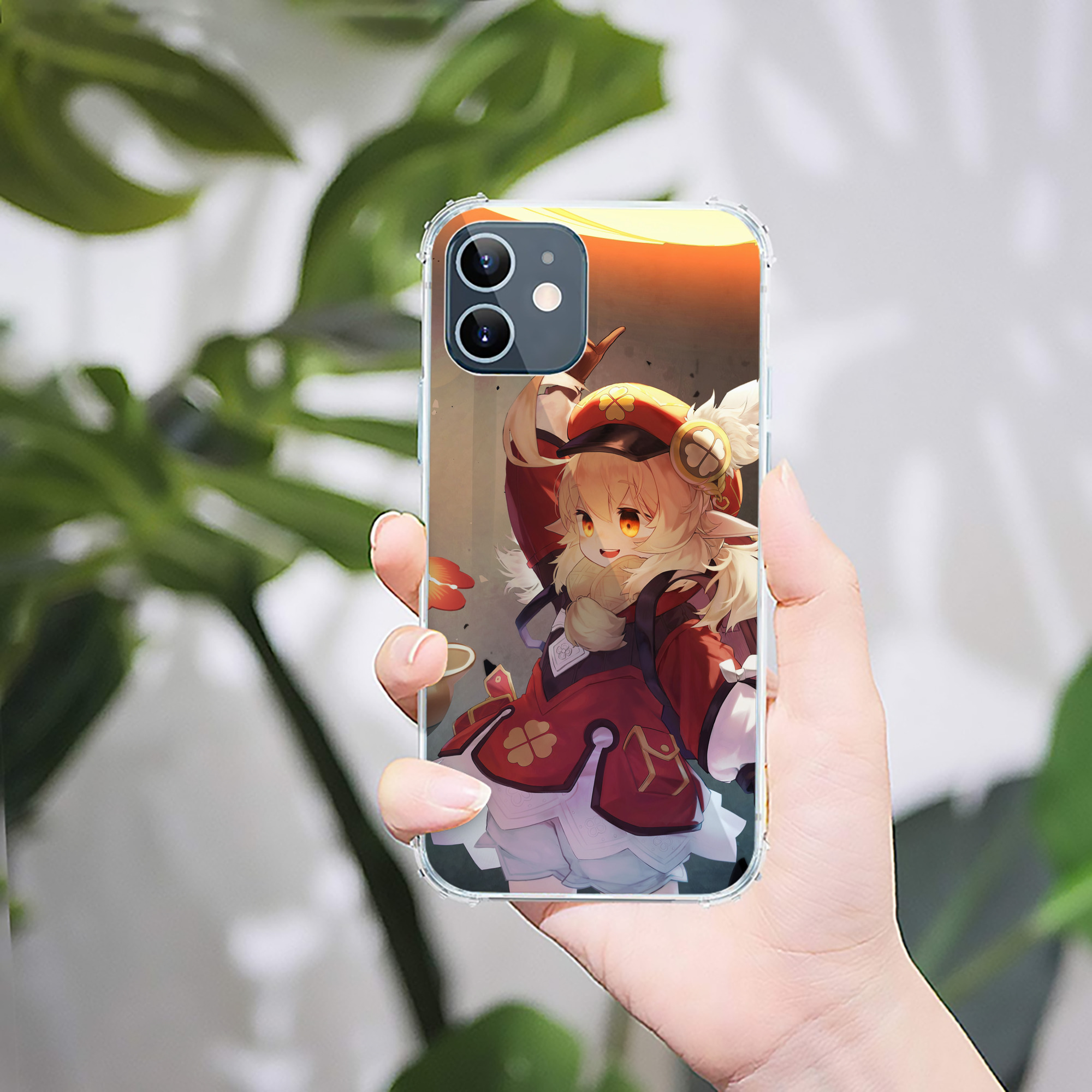 げんし神 genshin 【iPhone 12シリーズ対応】透明スマホケース（クリアソフトケース）